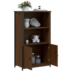 Highboard Braun Eichen-Optik, 62 cm