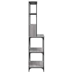 Bäckerregal Grau Sonoma 90x40x180 cm