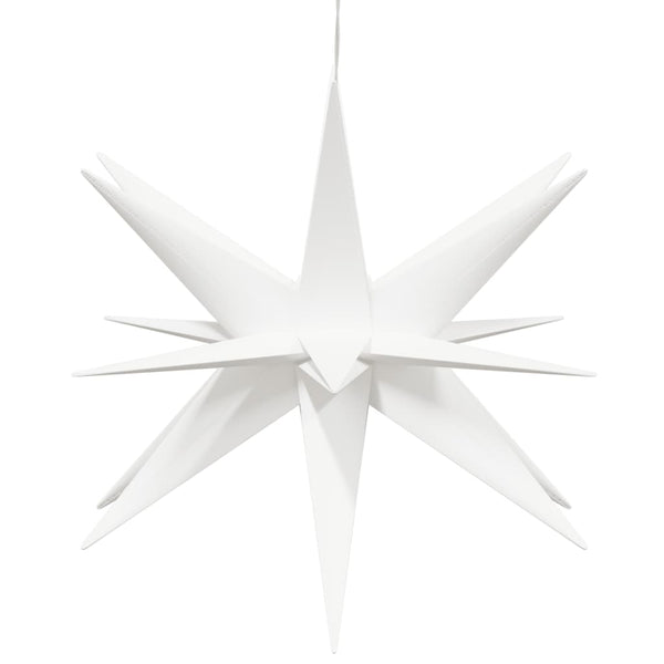 LED Weihnachtsstern Faltbar Weiß 43cm