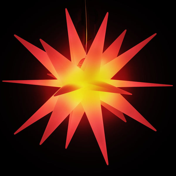 LED Weihnachtsstern Faltbar Rot 57cm