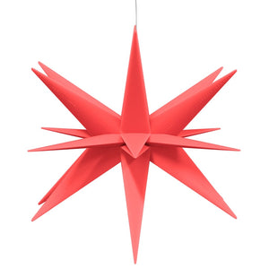 LED Weihnachtsstern Faltbar Rot 57cm
