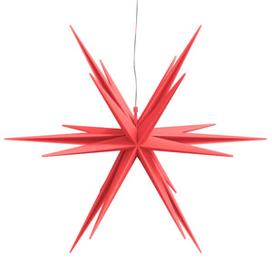 LED Weihnachtsstern Faltbar Rot 57cm
