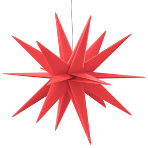 LED Weihnachtsstern Faltbar Rot 57cm