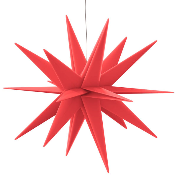 LED Weihnachtsstern Faltbar Rot 57cm