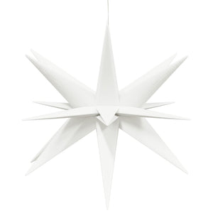 LED Weihnachtsstern Faltbar Weiß 57cm