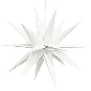 LED Weihnachtsstern Faltbar Weiß 57cm