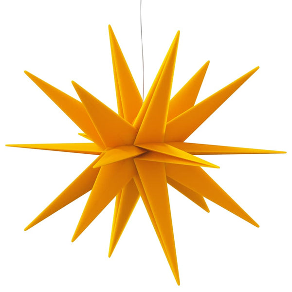 LED Weihnachtsstern Gelb Faltbar 57cm