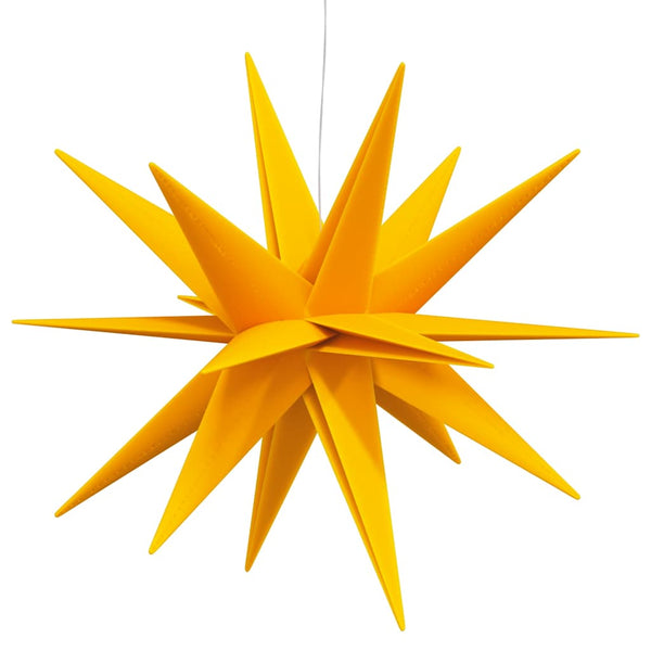 LED Weihnachtsstern Gelb Faltbar 57cm