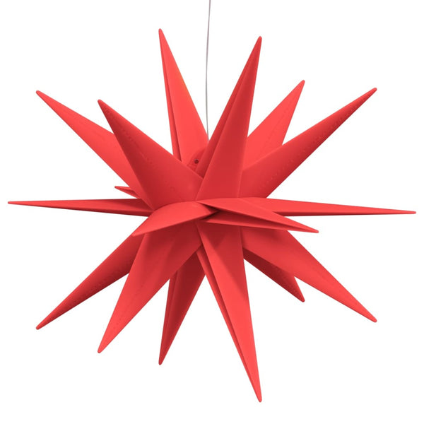 LED Weihnachtsstern Rot, 3er-Set