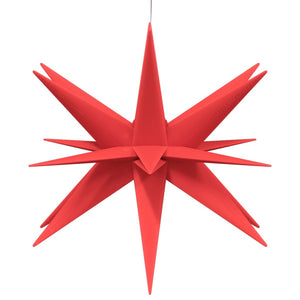 LED Weihnachtsstern Rot, 3er-Set