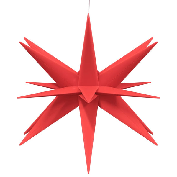LED Weihnachtsstern Rot, 3er-Set