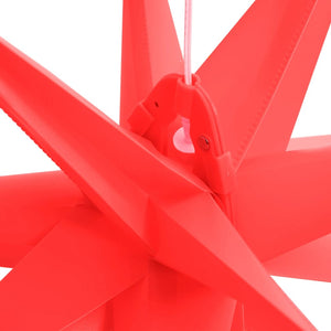 LED Weihnachtsstern Rot, 3er-Set