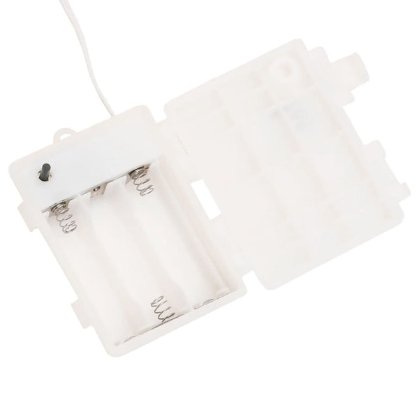LED-Weihnachtssterne, 3er-Set, faltbar, weiß