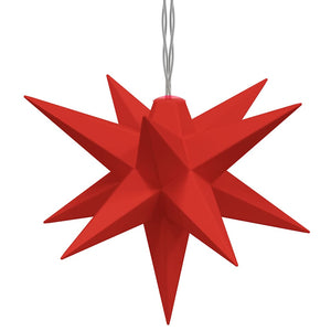 LED Weihnachtssterne Rot 10er Set