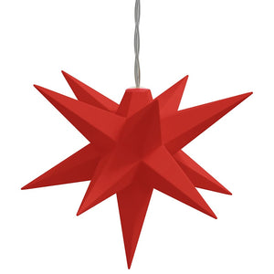 LED Weihnachtssterne Rot 10er Set