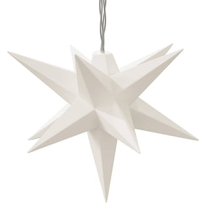 LED Weihnachtsstern Weiß 10cm