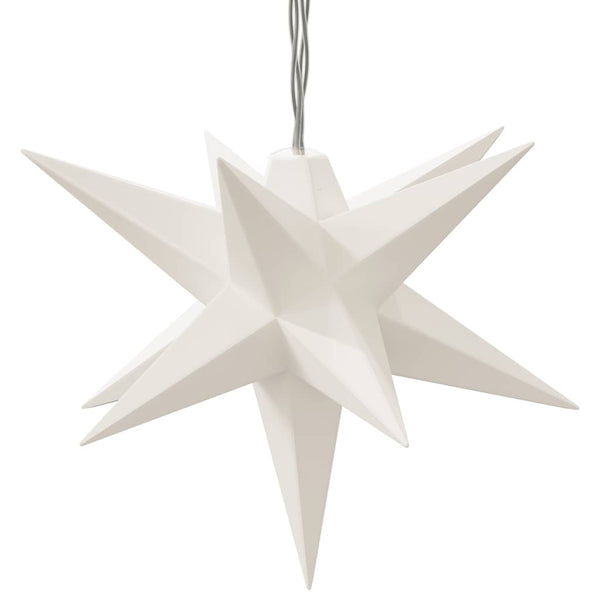 LED Weihnachtsstern Weiß 10cm