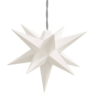 LED Weihnachtsstern Weiß 10cm