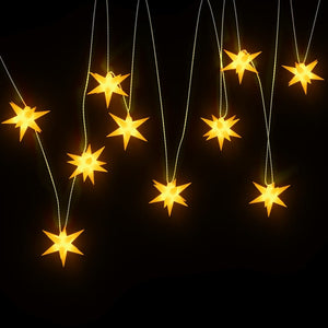 LED Weihnachtsstern Gelb 10cm