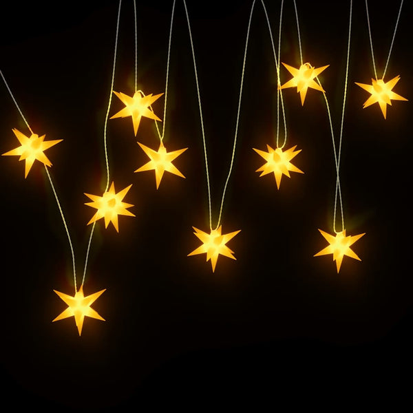 LED Weihnachtsstern Gelb 10cm