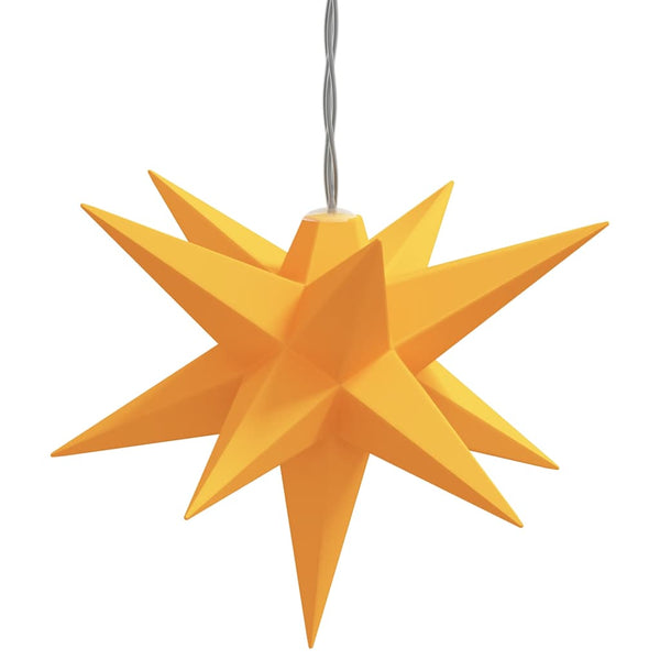 LED Weihnachtsstern Gelb 10cm