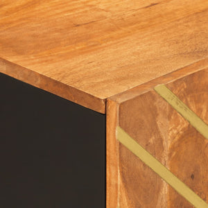 TV-Schrank Mango Massivholz 105cm Braun/Schwarz