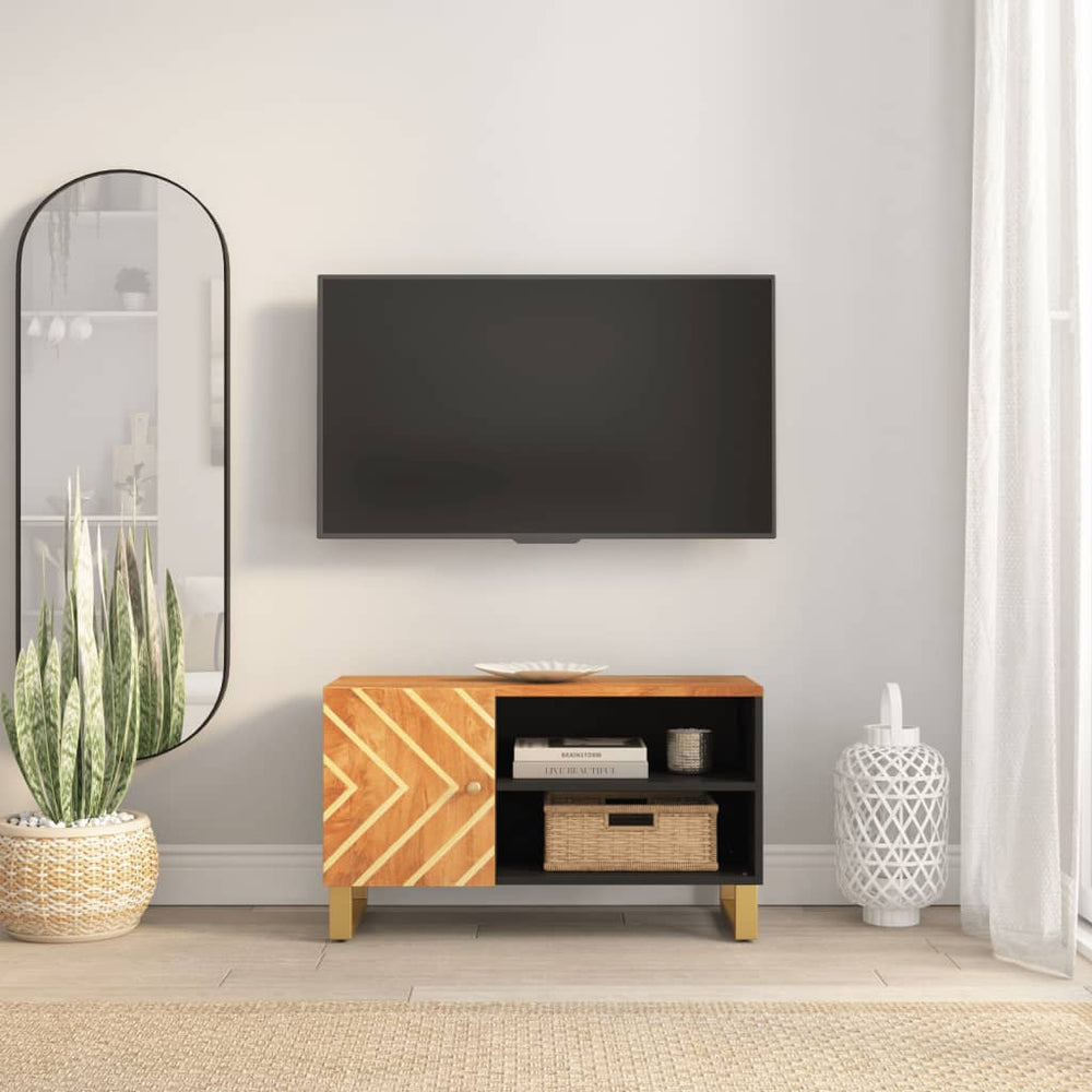 TV-Schrank Mango Massivholz 80 cm