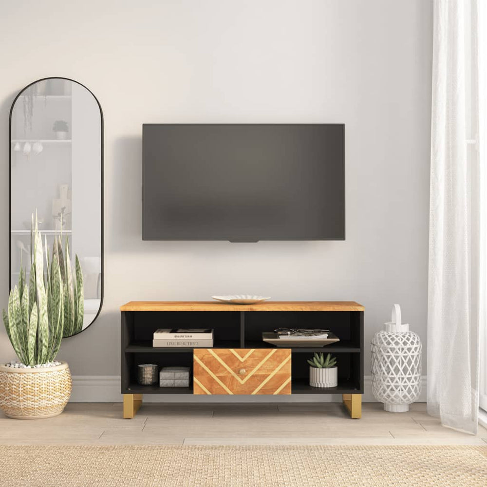 TV-Schrank Mango Massivholz 100cm