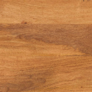 Wand-Badschrank Mango Massivholz Braun Schwarz