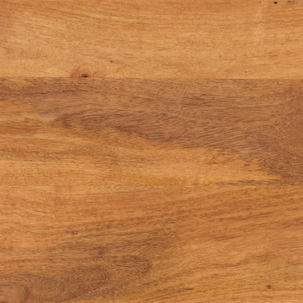 Wand-Badschrank Mango Massivholz Braun Schwarz