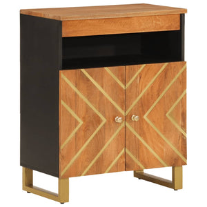 Beistellschrank Mango Massivholz 60x33,5x75cm
