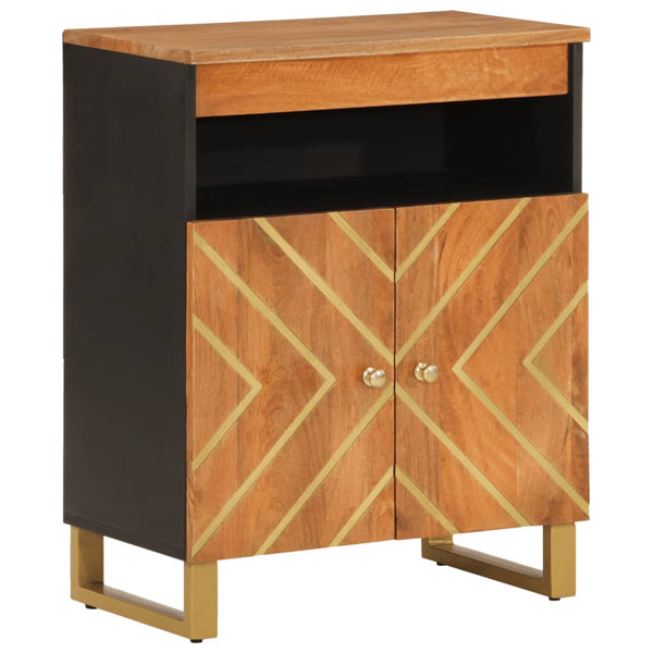 Beistellschrank Mango Massivholz 60x33,5x75cm