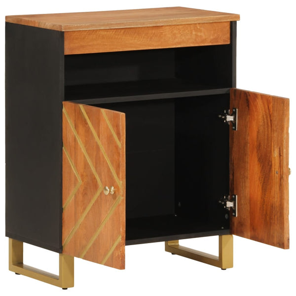 Beistellschrank Mango Massivholz 60x33,5x75cm