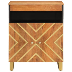 Beistellschrank Mango Massivholz 60x33,5x75cm