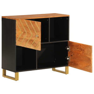 Beistellschrank Mango Massivholz 80 cm