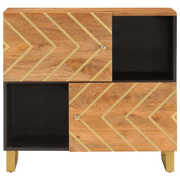Beistellschrank Mango Massivholz 80 cm