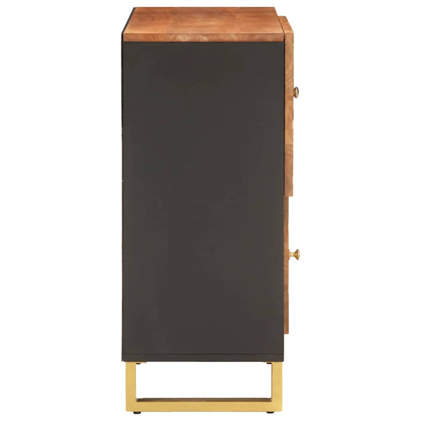 Beistellschrank Mango Massivholz 80 cm