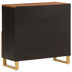 Beistellschrank Mango Massivholz 80 cm