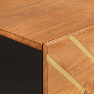 Beistellschrank Mango Massivholz 80 cm