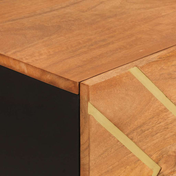 Beistellschrank Mango Massivholz 80 cm