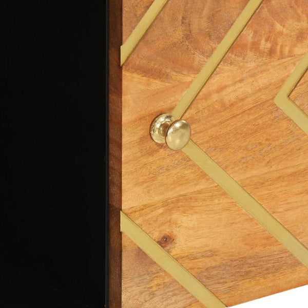 Beistellschrank Mango Massivholz 80 cm