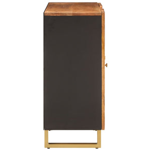 Beistellschrank Mango Massivholz 90x75 cm