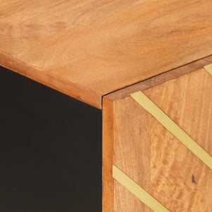 Beistellschrank Mango Massivholz 90x75 cm