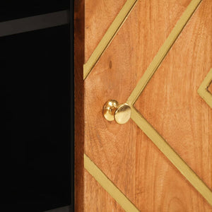 Beistellschrank Mango Massivholz 90x75 cm