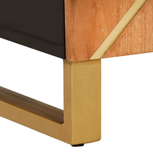 Beistellschrank Mango Massivholz 90x75 cm