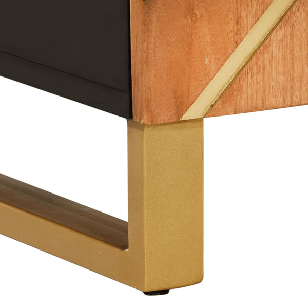 Beistellschrank Mango Massivholz 90x75 cm