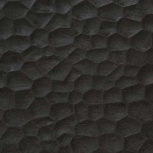 Schwarzer Couchtisch Mango Massivholz 100x54 cm