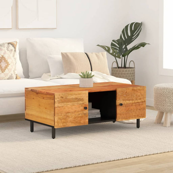 Couchtisch Akazie Massivholz 100x54 cm