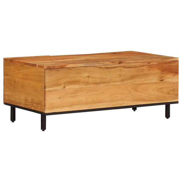 Couchtisch Akazie Massivholz 100x54 cm
