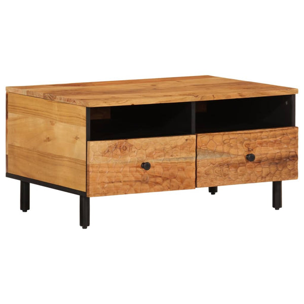 Couchtisch Akazie Massivholz 80x54 cm